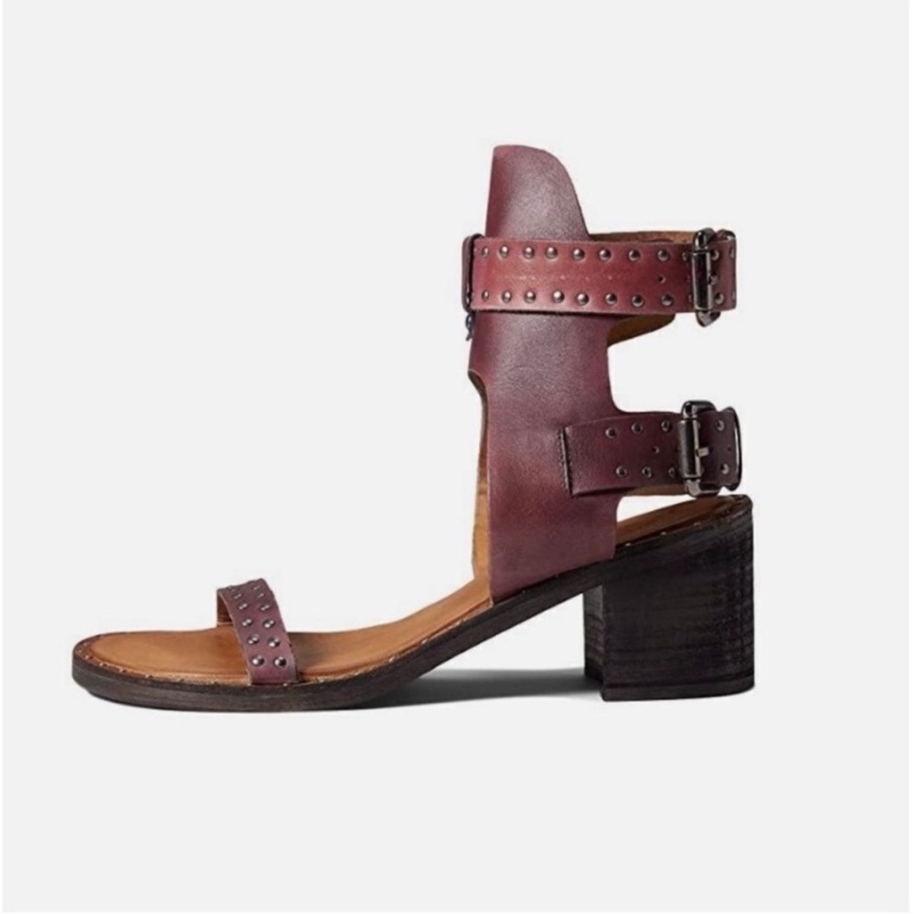 Free People Happiness Block Heel Sandals Size 10US/41EU New! - Picture 4 of 9